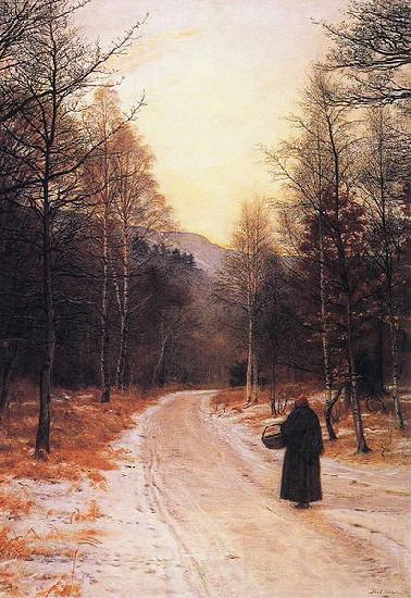 Sir John Everett Millais Glen Birnam Norge oil painting art